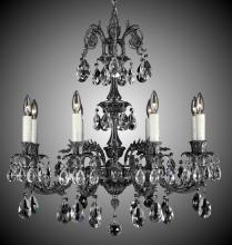 American Brass & Crystal CH2003-A-01G-PI - Eight Light Chandelier